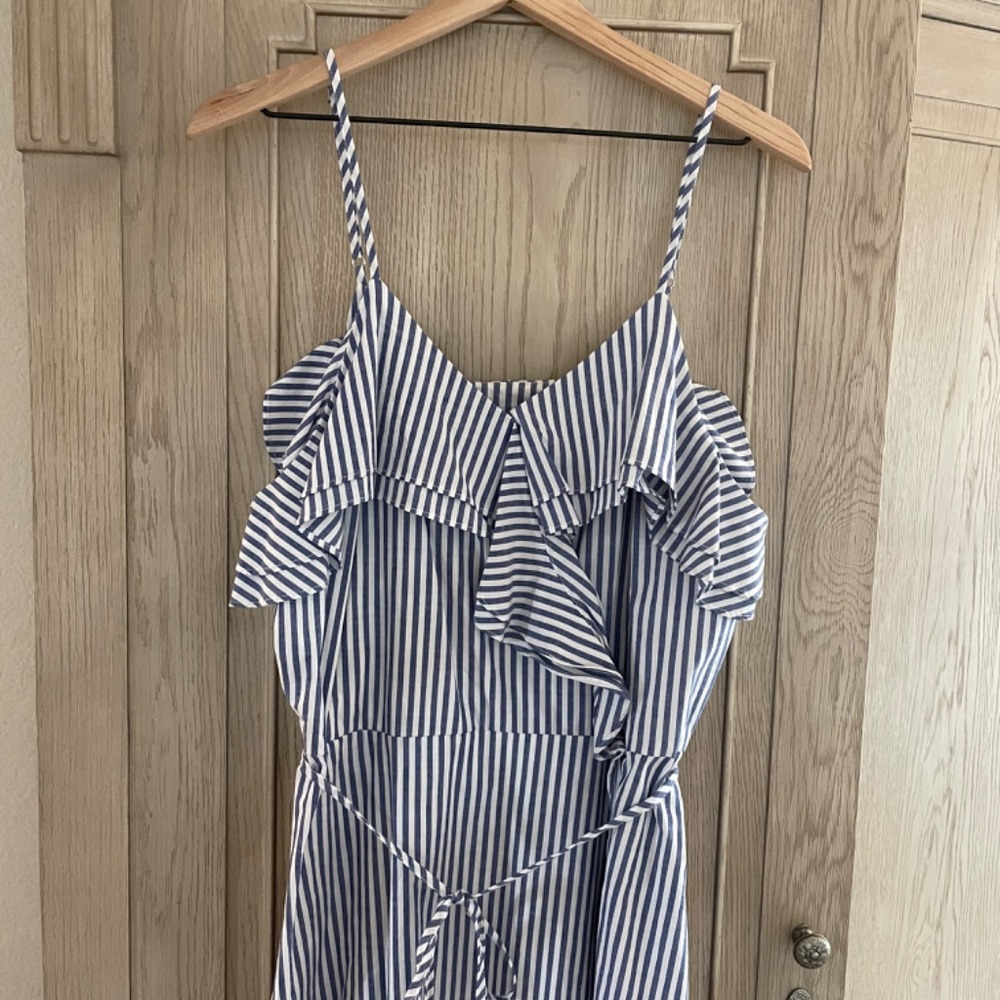 Pho wrap seersucker dress - Picture 3 of 7